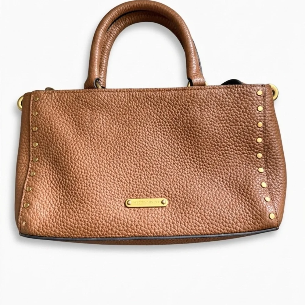 Rebecca Minkoff Darren Top Handle Pebbled Leather Crossbody Bag